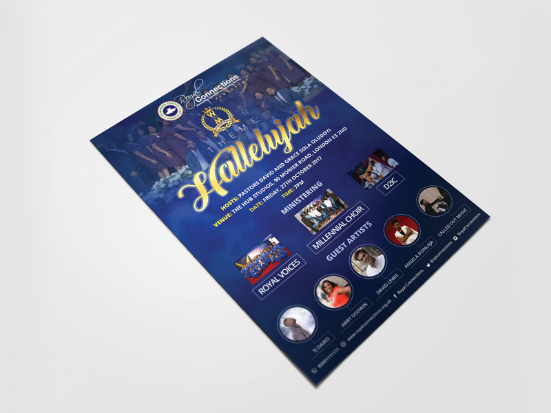 TopYouGo UK - Church Choir Event Flyer Design Service